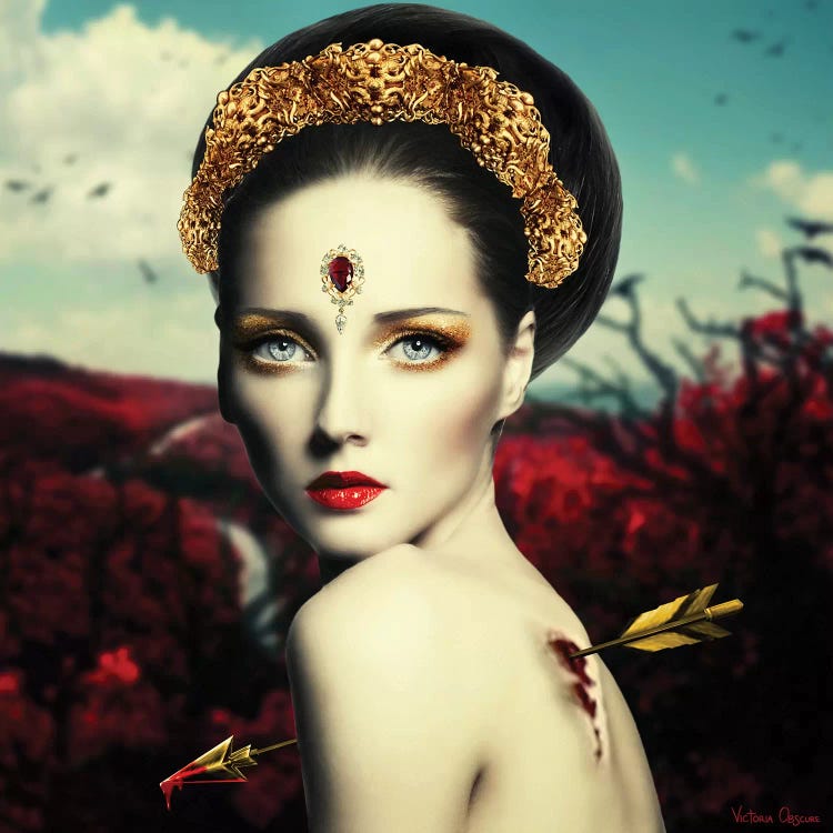 Cupid's Arrow by Victoria Obscure wall art