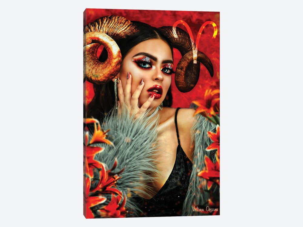Aries by Victoria Obscure 1-piece Canvas Art