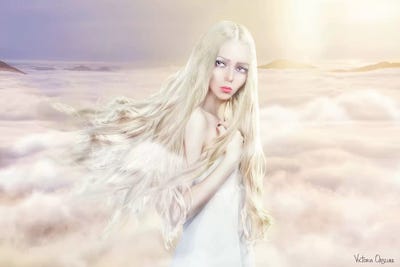 Between The Clouds by Victoria Obscure canvas print