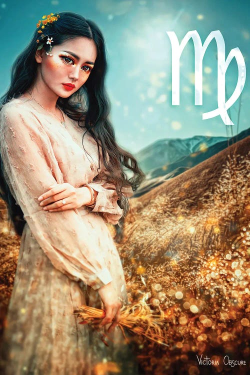 Virgo by Victoria Obscure wall art