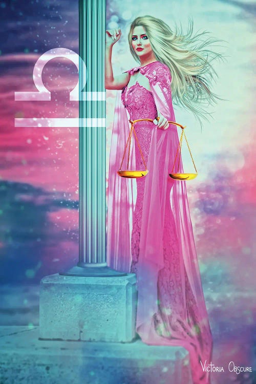 Libra by Victoria Obscure wall art