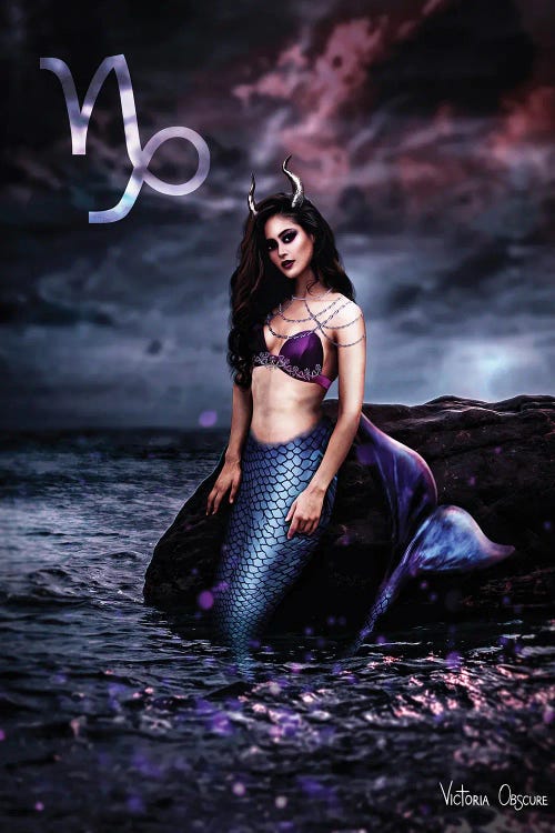 Capricorn by Victoria Obscure wall art