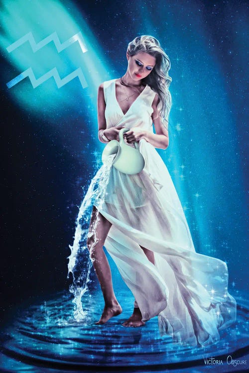 Aquarius by Victoria Obscure wall art