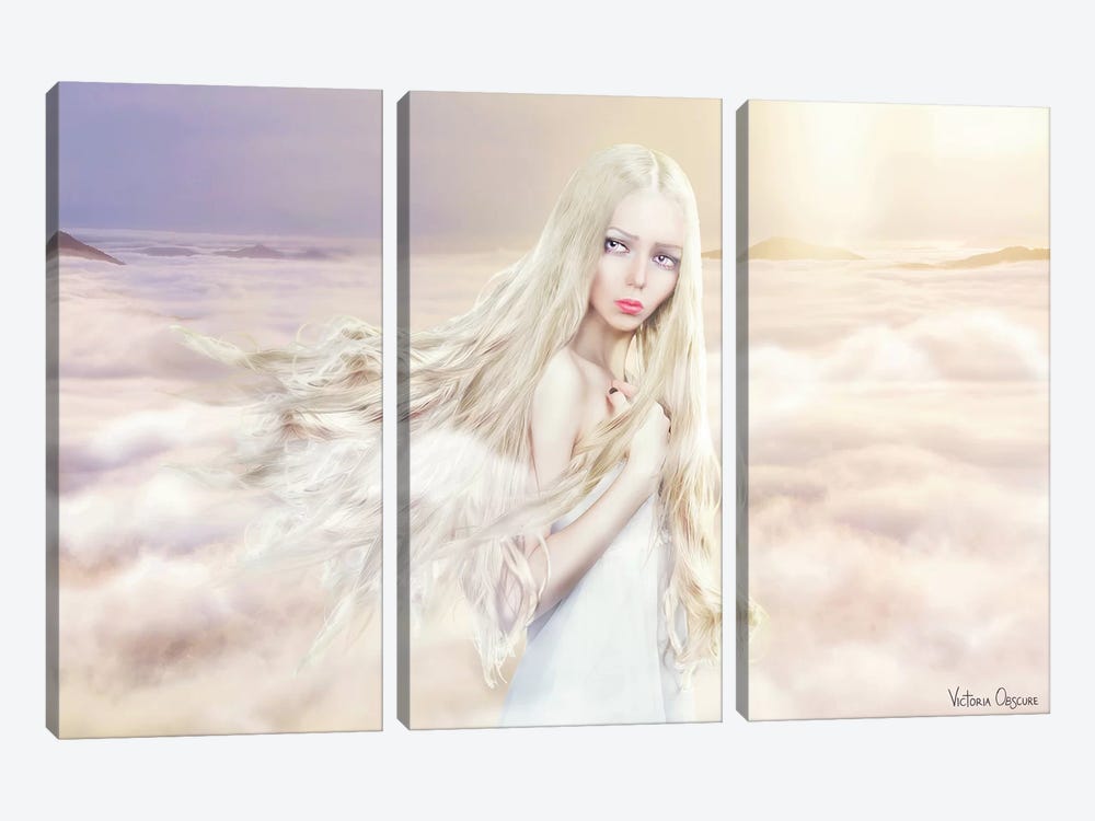 Between The Clouds by Victoria Obscure 3-piece Canvas Artwork