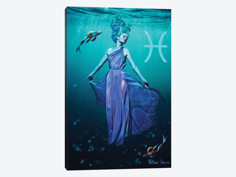 Pisces by Victoria Obscure 1-piece Canvas Print