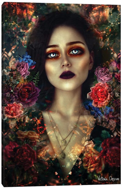 Floral Beauty I Canvas Art Print - Victoria Obscure