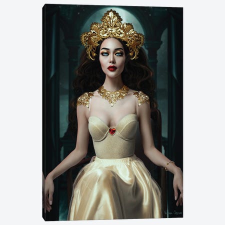 Queen Canvas Print #VOB90} by Victoria Obscure Canvas Wall Art