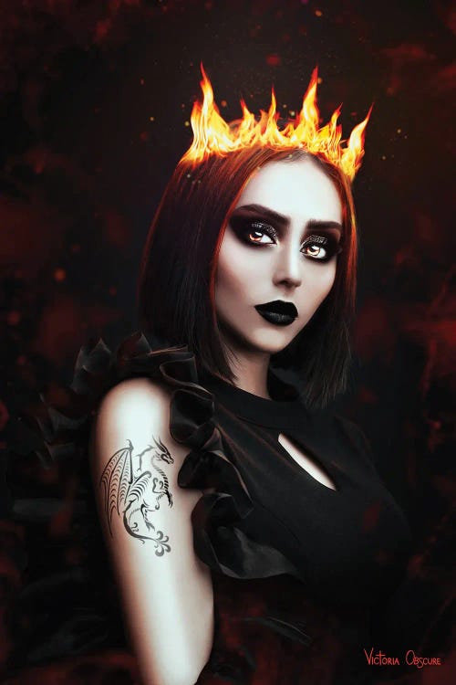 Blaze by Victoria Obscure wall art