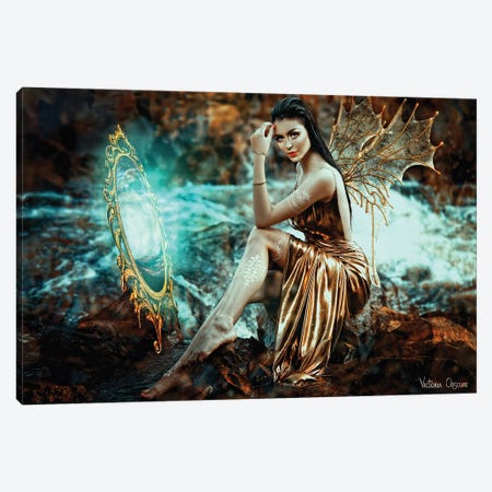 Fey Canvas Print #VOB95} by Victoria Obscure Art Print