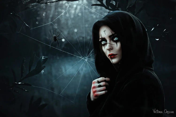 In The Shadows by Victoria Obscure wall art