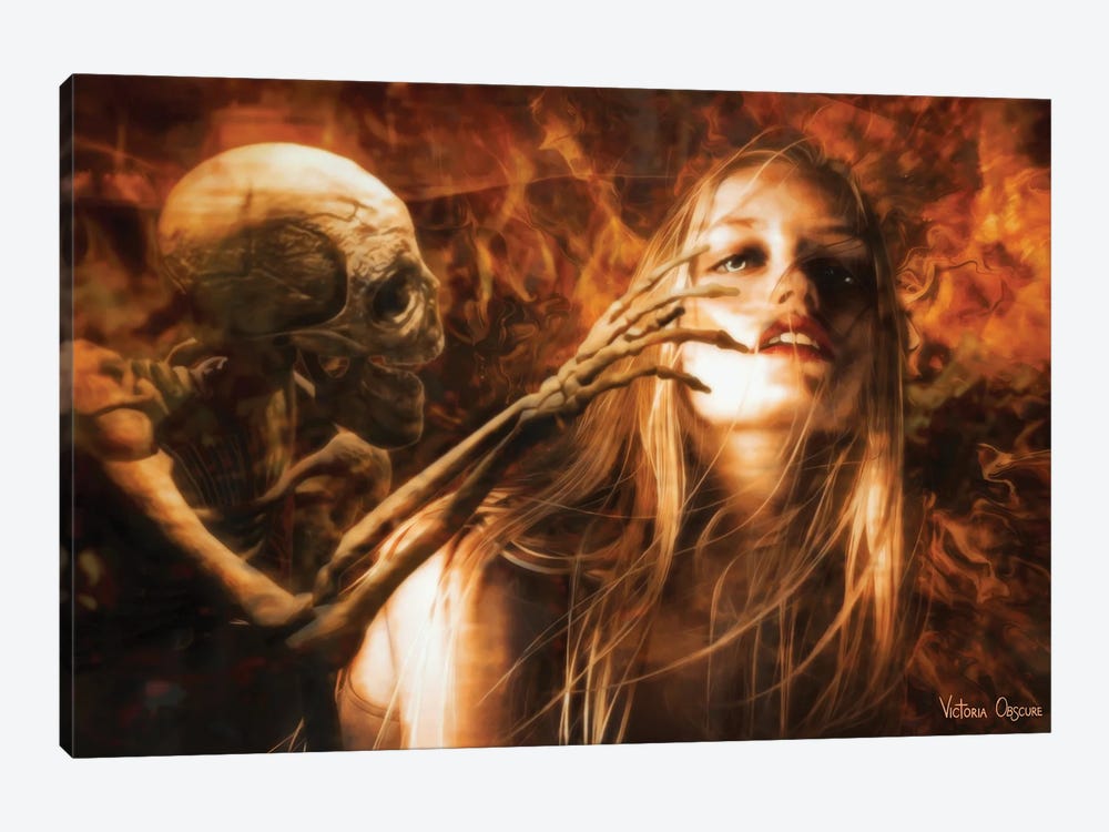 Inferno by Victoria Obscure 1-piece Canvas Print