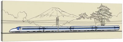 Japan - Bullet train Canvas Art Print - Japan Art