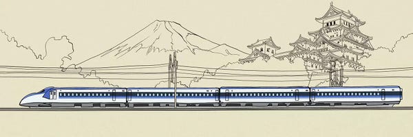Trains: Japan - Bullet train by 5by5collective