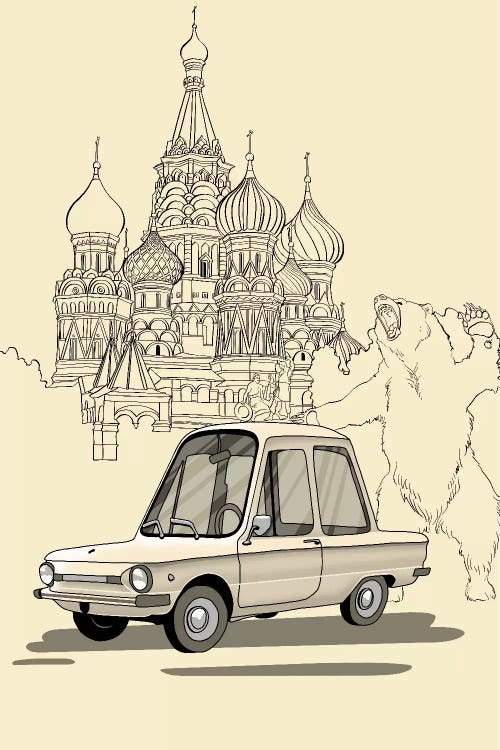 Russia - Zaporozec by 5by5collective wall art
