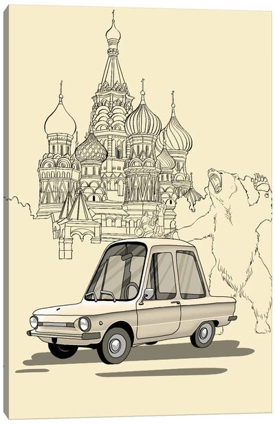 Russia - Zaporozec Canvas Art Print - Vehicles of the World