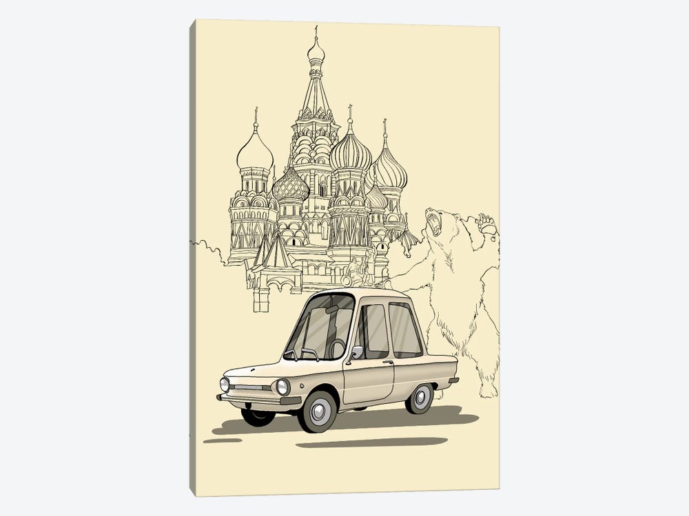 Russia - Zaporozec by 5by5collective 1-piece Art Print