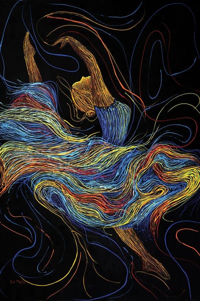 Ballet: Ballerina by Viola Painting