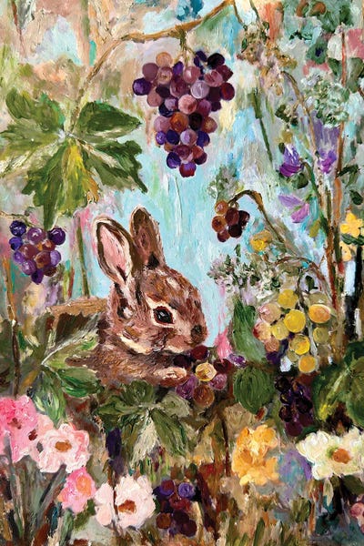 Viola Painting - Multi Panel Prints: Grapevine Hare by Viola Painting