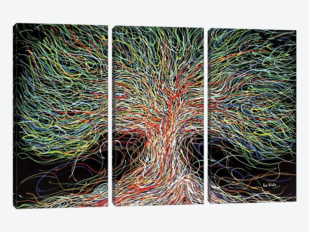 Tree Of Life by Viola Painting 3-piece Canvas Artwork