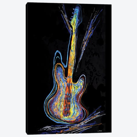 Guitar Music Instruments Canvas Print #VPA17} by Viola Painting Art Print
