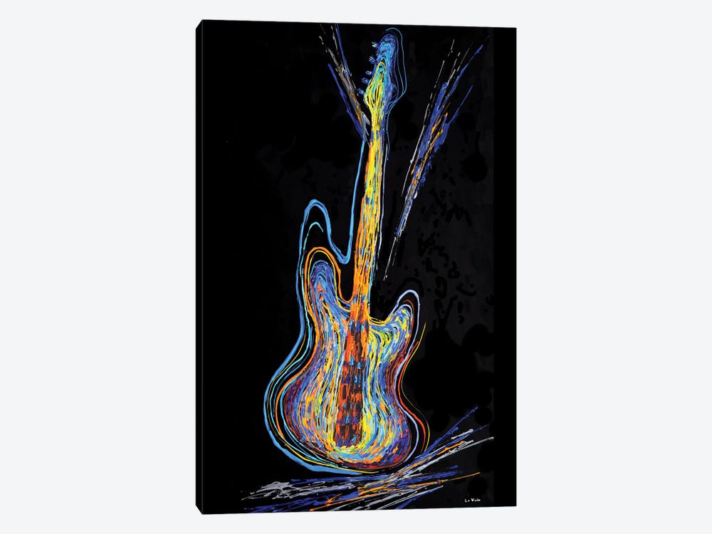 Guitar Music Instruments by Viola Painting 1-piece Canvas Artwork