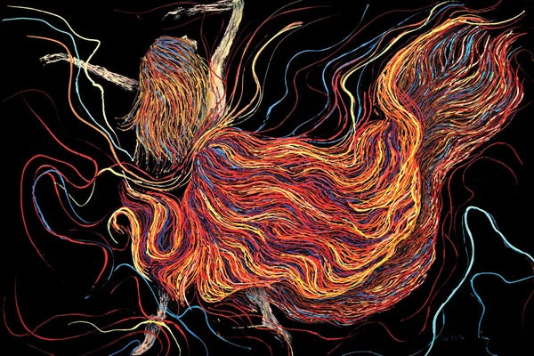 Ballet: Ballerina Ballet Dancer by Viola Painting