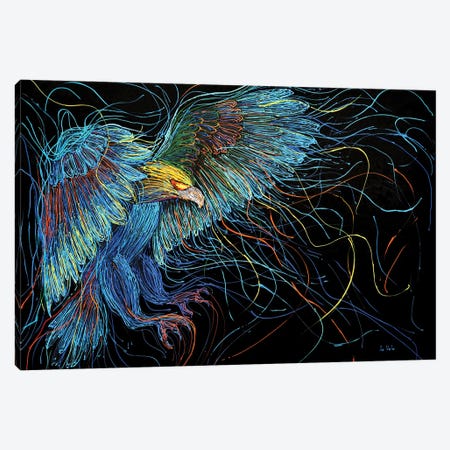 Bald Eagle Canvas Print #VPA22} by Viola Painting Canvas Art Print