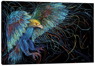 Bald Eagle Canvas Art Print - Viola Painting