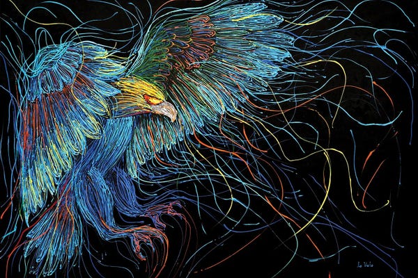 Viola Painting: Bald Eagle by Viola Painting