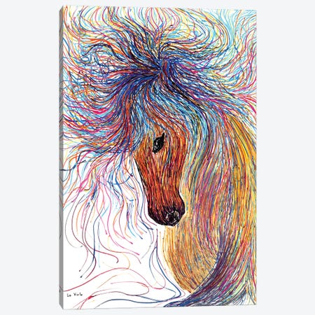 Horse Canvas Print #VPA31} by Viola Painting Canvas Wall Art