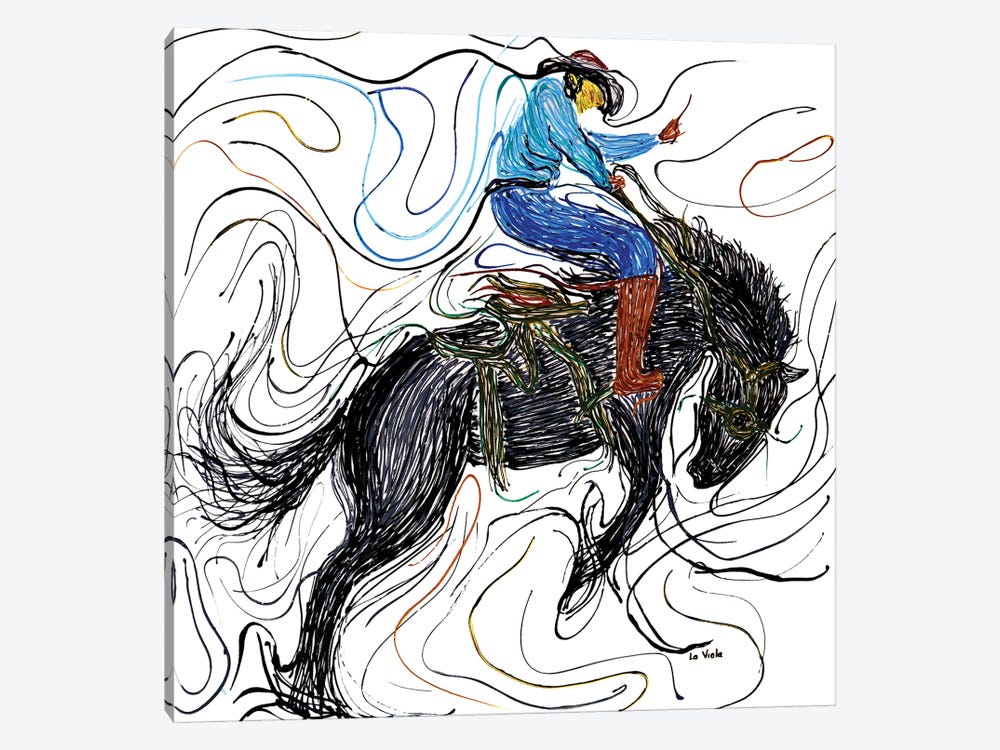 Cowboy by Viola Painting 1-piece Art Print
