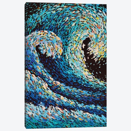 Wave Ocean Canvas Print #VPA49} by Viola Painting Canvas Print