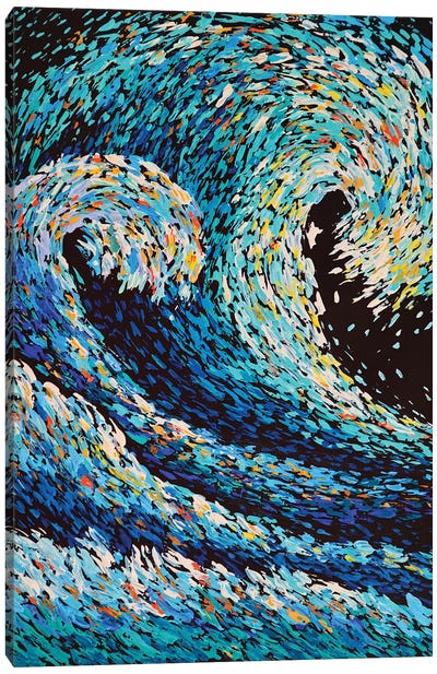 Wave Ocean Canvas Art Print - Viola Painting