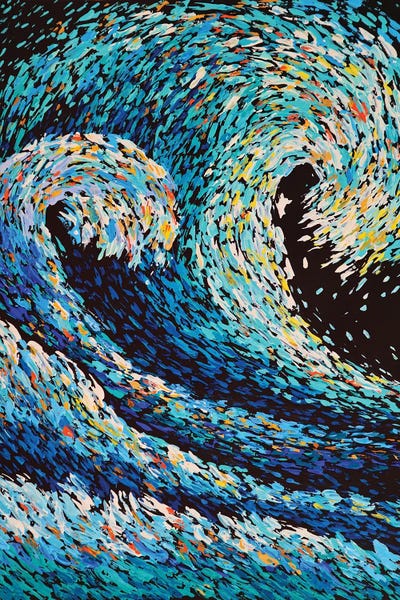 Viola Painting: Wave Ocean by Viola Painting