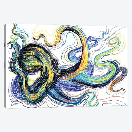 Octopus Sea Animal Canvas Print #VPA50} by Viola Painting Canvas Wall Art