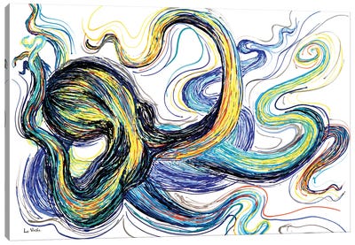 Octopus Sea Animal Canvas Art Print - Viola Painting