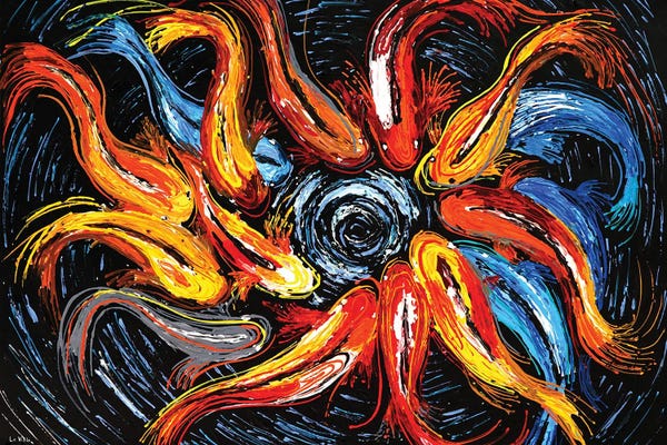 Koi: Koi Fish Feng Shui by Viola Painting