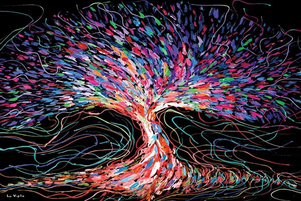 Viola Painting: Soul Tree Of Life by Viola Painting