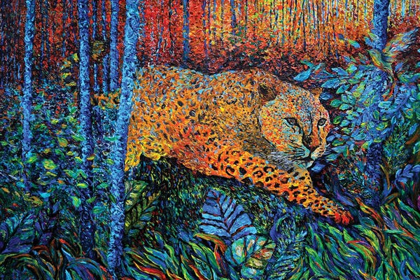 Viola Painting: Jungle Jaguar's Kingdom by Viola Painting