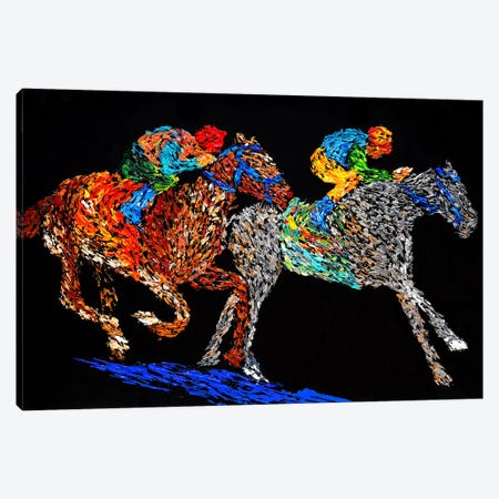 Kentucky Derby Painting Canvas Print #VPA73} by Viola Painting Canvas Artwork