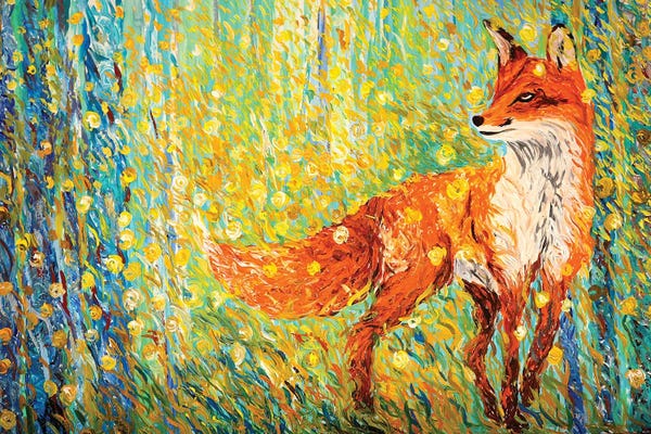 Foxes: Wildfire Dreams A Fox's Journey by Viola Painting