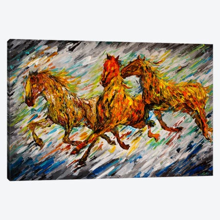 Run With The Wind Canvas Print #VPA89} by Viola Painting Canvas Print