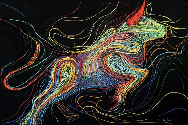 Bulls: Bull Fighting by Viola Painting