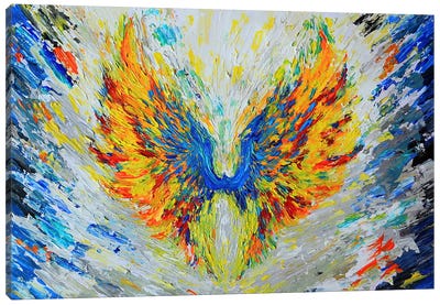 Angel Of Goodwill Canvas Art Print - Wings Art