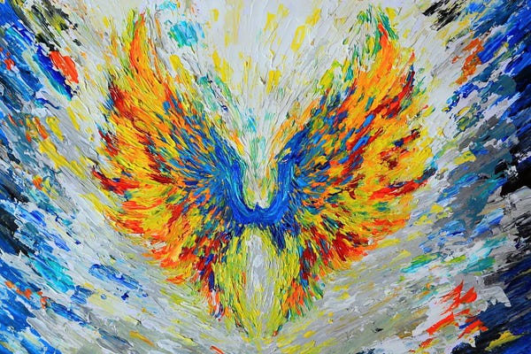 Viola Painting: Angel Of Goodwill by Viola Painting