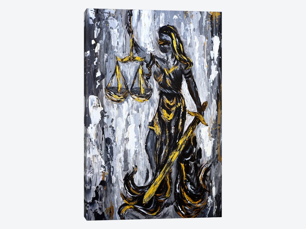 Lady Justice by Viola Painting 1-piece Canvas Artwork