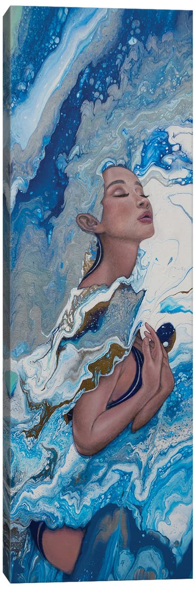 Wet Dreams II Canvas Art Print - Surreal Bodyscapes