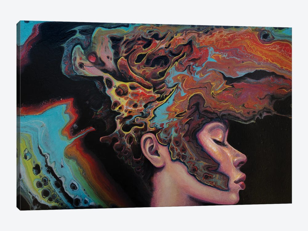 Kaleidoscope Butterfly by Vupaints 1-piece Canvas Print