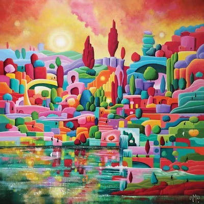 In The Land Of Hopes by Veronique Peytour framed canvas print