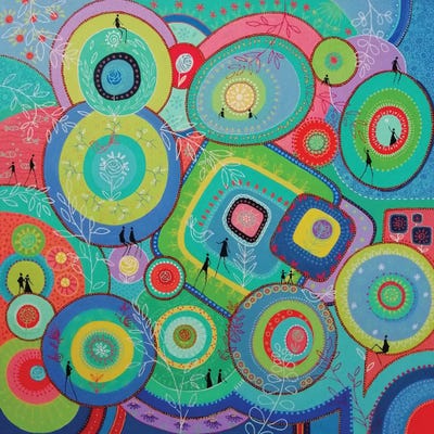 Lucky Charm II by Veronique Peytour framed canvas print